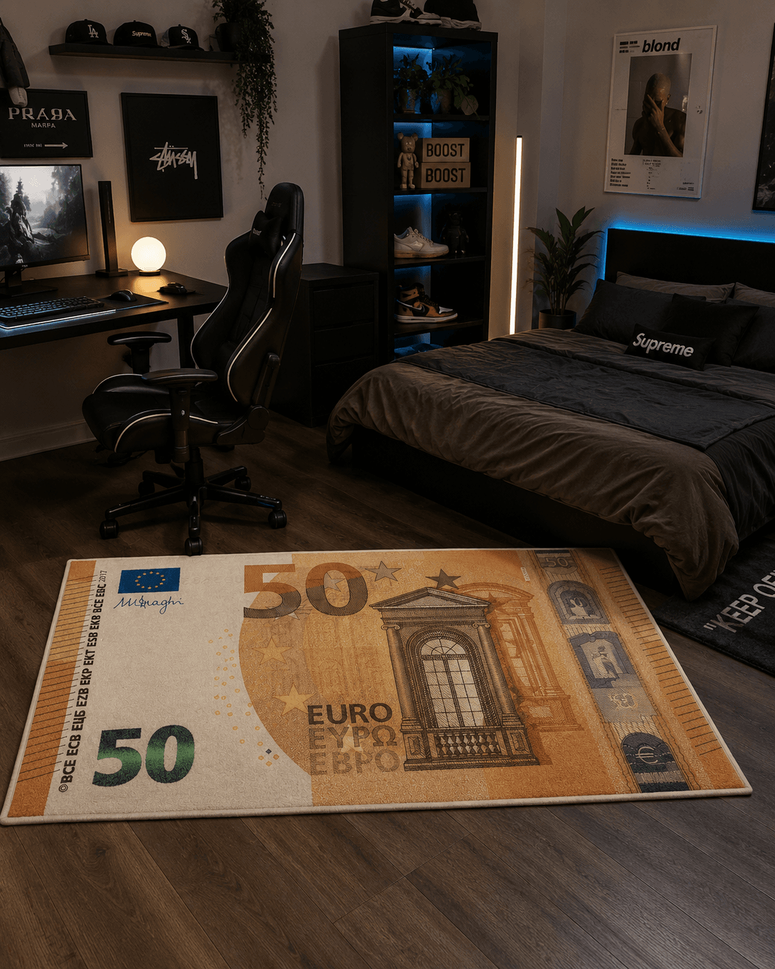 Tapis billet de €50
