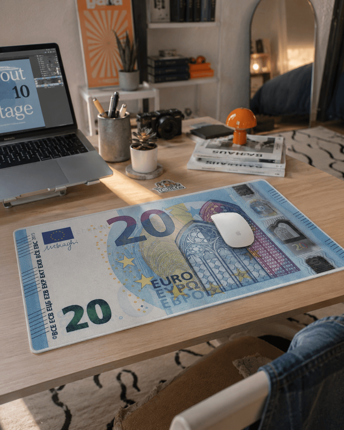 Tapis de bureau €20